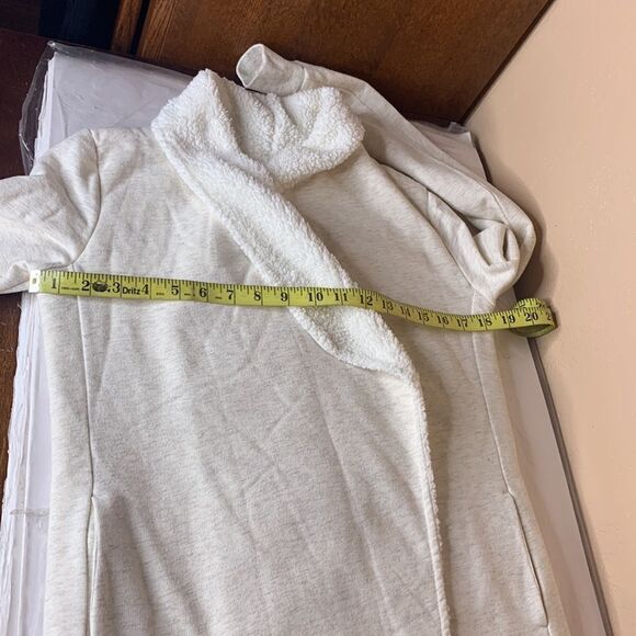 Gaiam Compass Sherpa Open-Front Wrap Yoga Cardigan Size XS - Picture 14 of 16